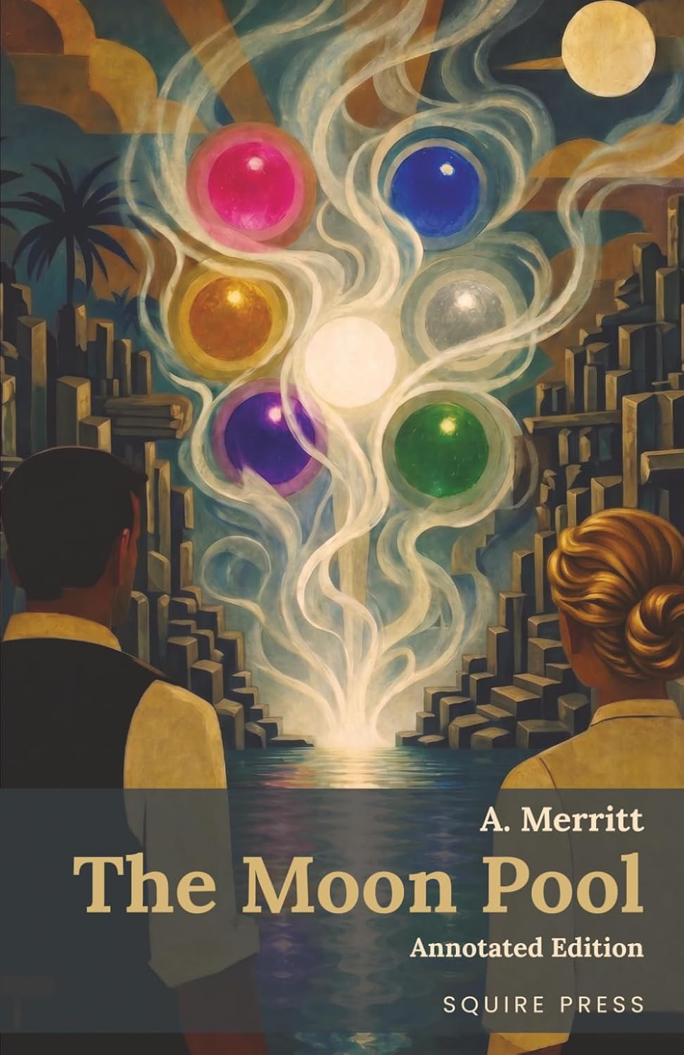 Book cover for The Moon Pool by A. Merritt